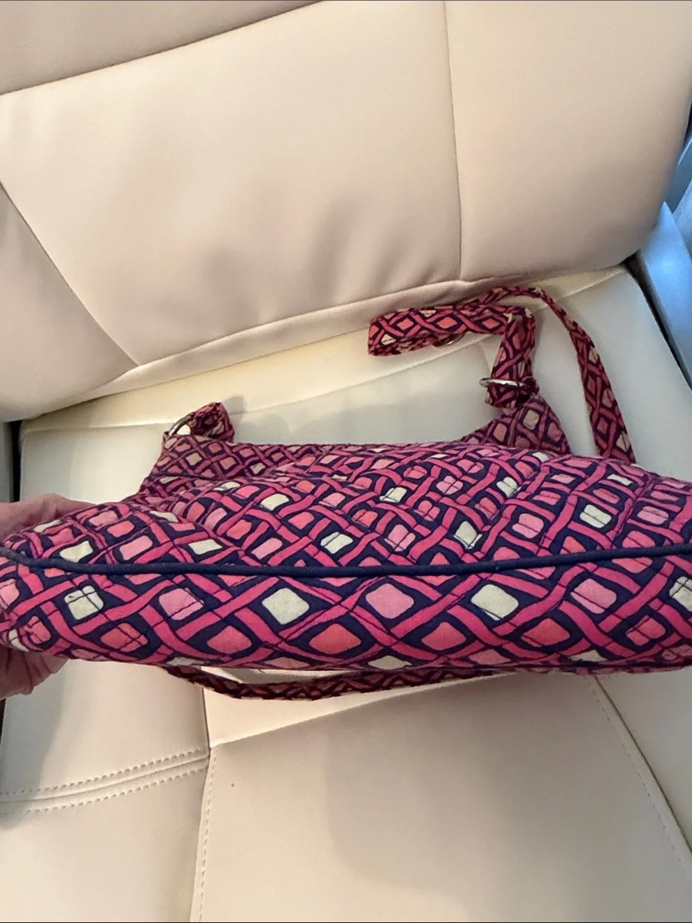 Vera Bradley Pink Geometric Crossbody Bag